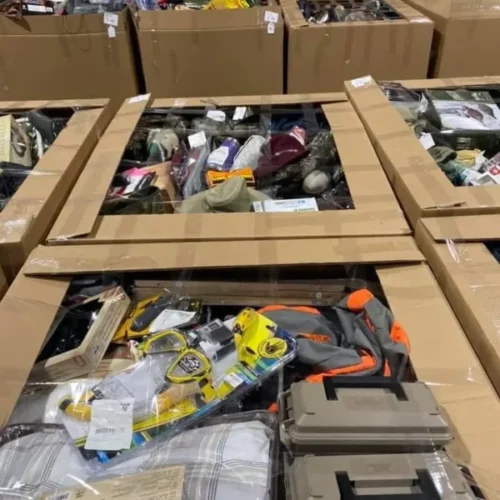 Wholesale Hunting & Fishing Gear Pallets